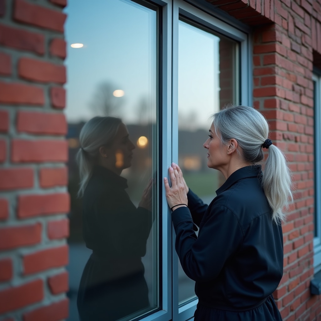 Professionelle Fensterreinigung in einem Berliner Altbau